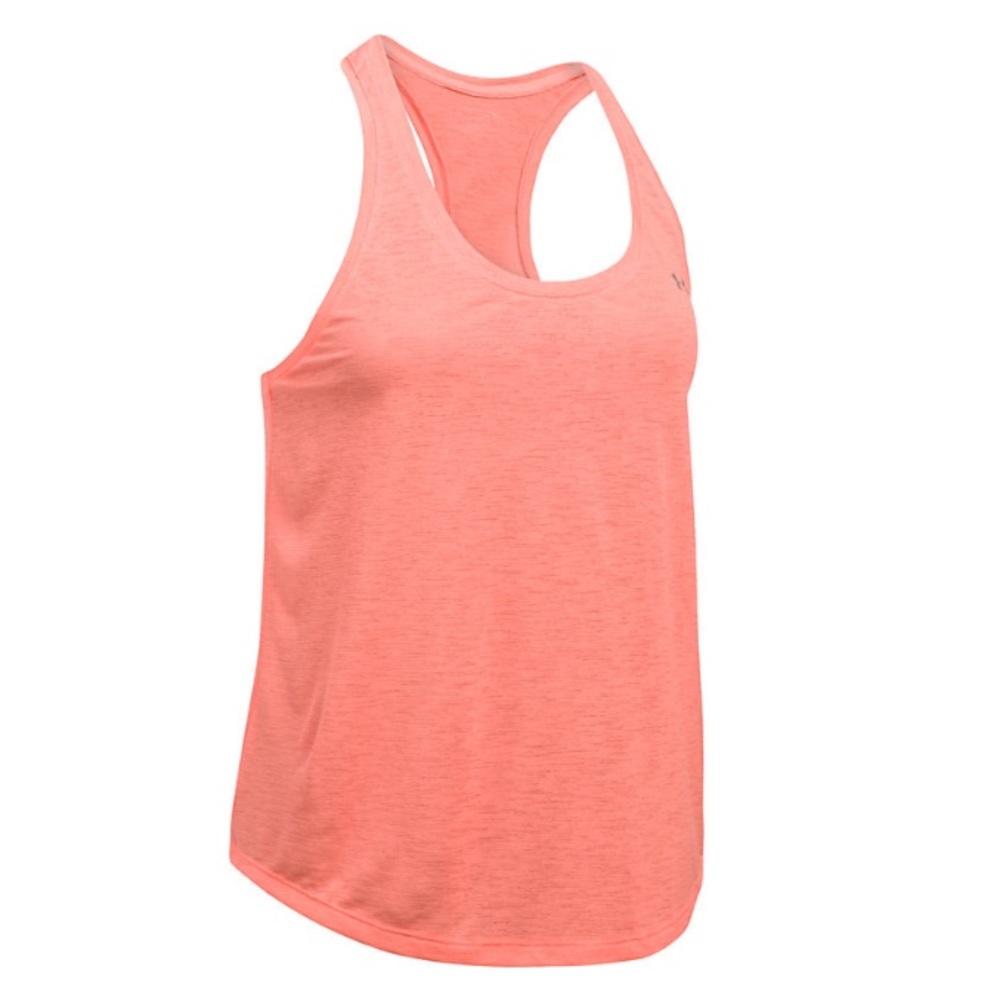 Under Armour Tech Slub Flowy Athletic Racerback Tank Top Dark Peach